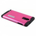 Wholesale Samsung Galaxy Note 4 Slim Fit Armor Hybrid Kickstand (Hot Pink)